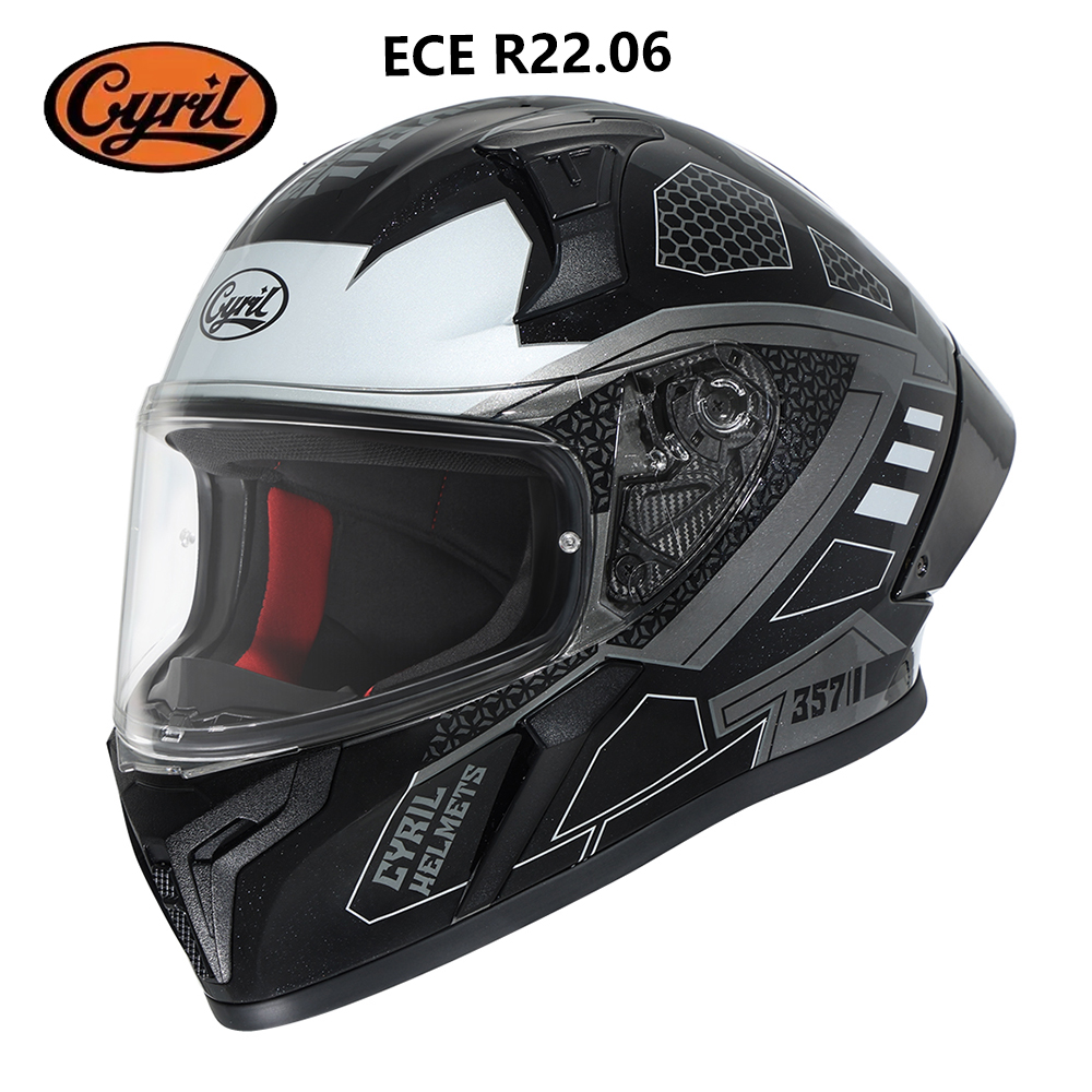 Full Face Motorcycle Helmet With Bluetooth - Kask motocyklowy ECE dla mężczyzn i