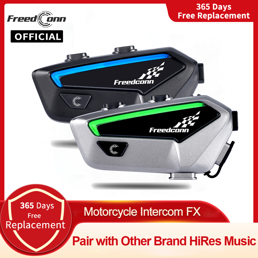 Universal Motorcycle Helmet Intercom Headset - Domofon motocyklowy Zestaw słuchawkowy Bluetooth do