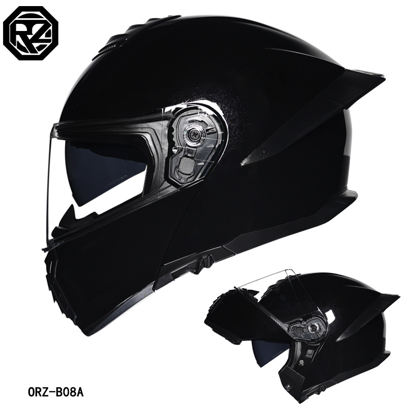 Kask motocyklowy ORZ z podwójn – Full Face Motorcycle Helmet With Bluetooth recenzja i cena